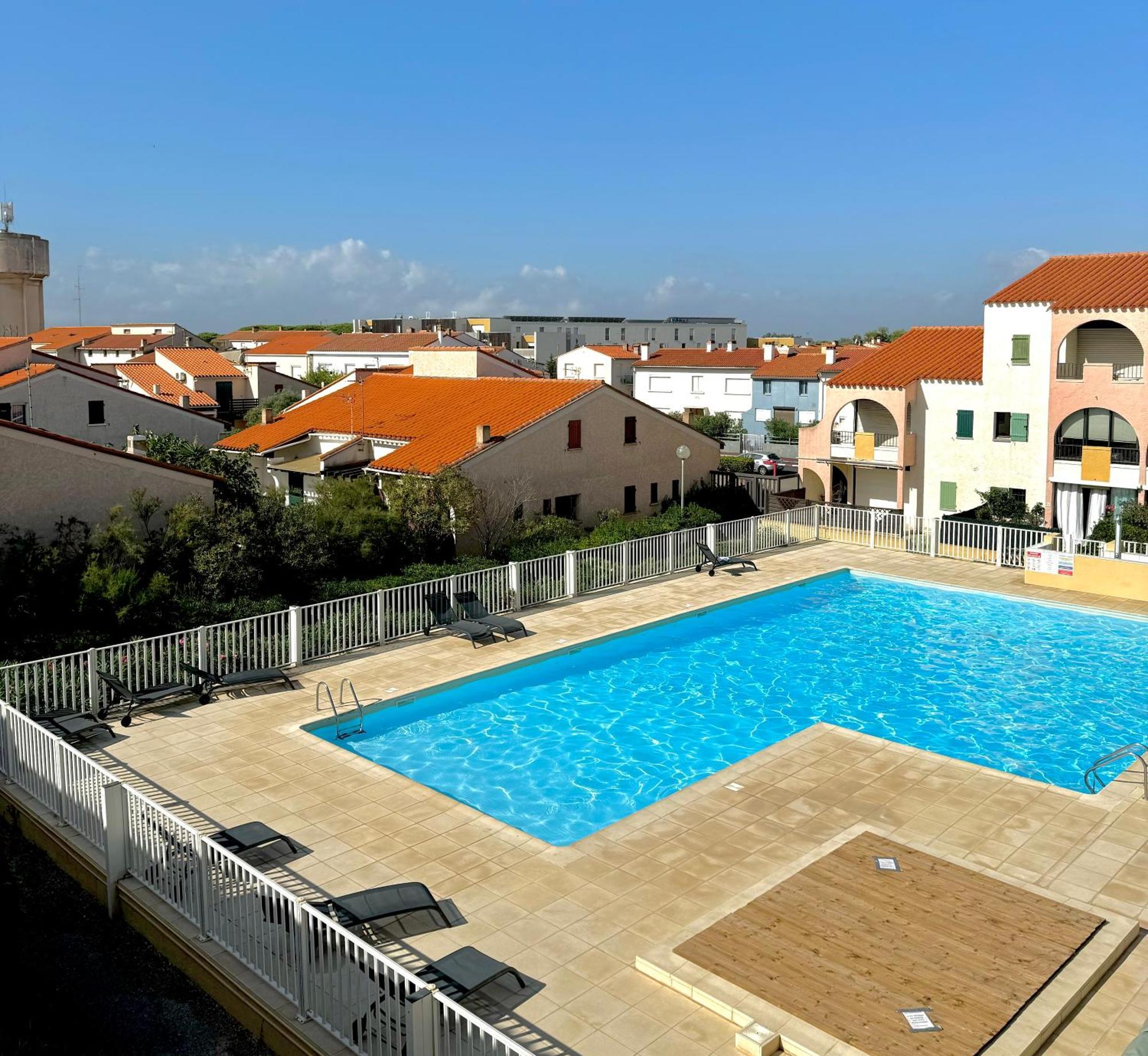 Appartement 4 Personnes Piscine 300 Plage 4Pb287 Le Barcarès エクステリア 写真